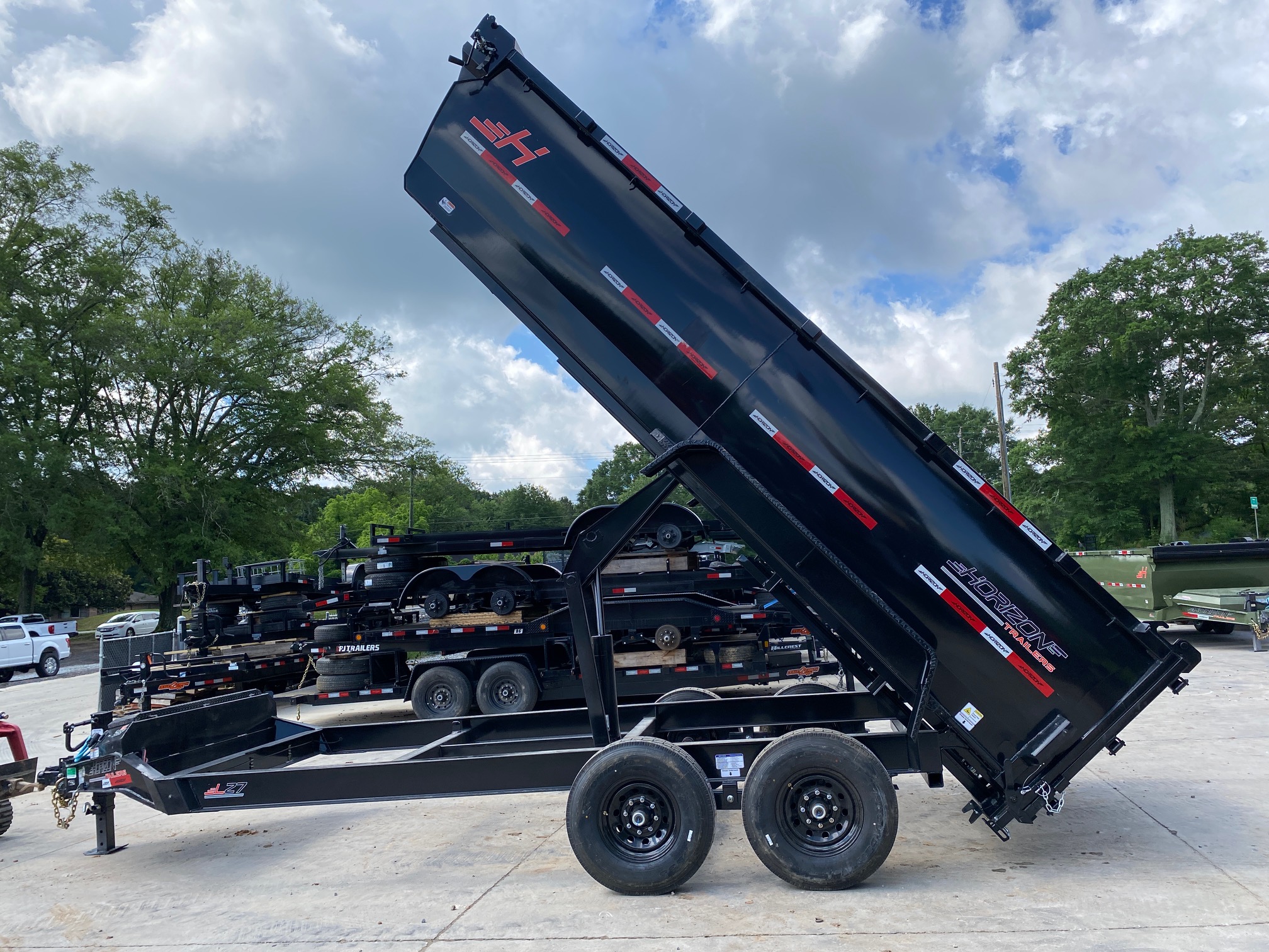 2026-Horizon-LZ7-7x16-14K-Dump-Trailer-–-42”-Sides,-Scissor-Hoist